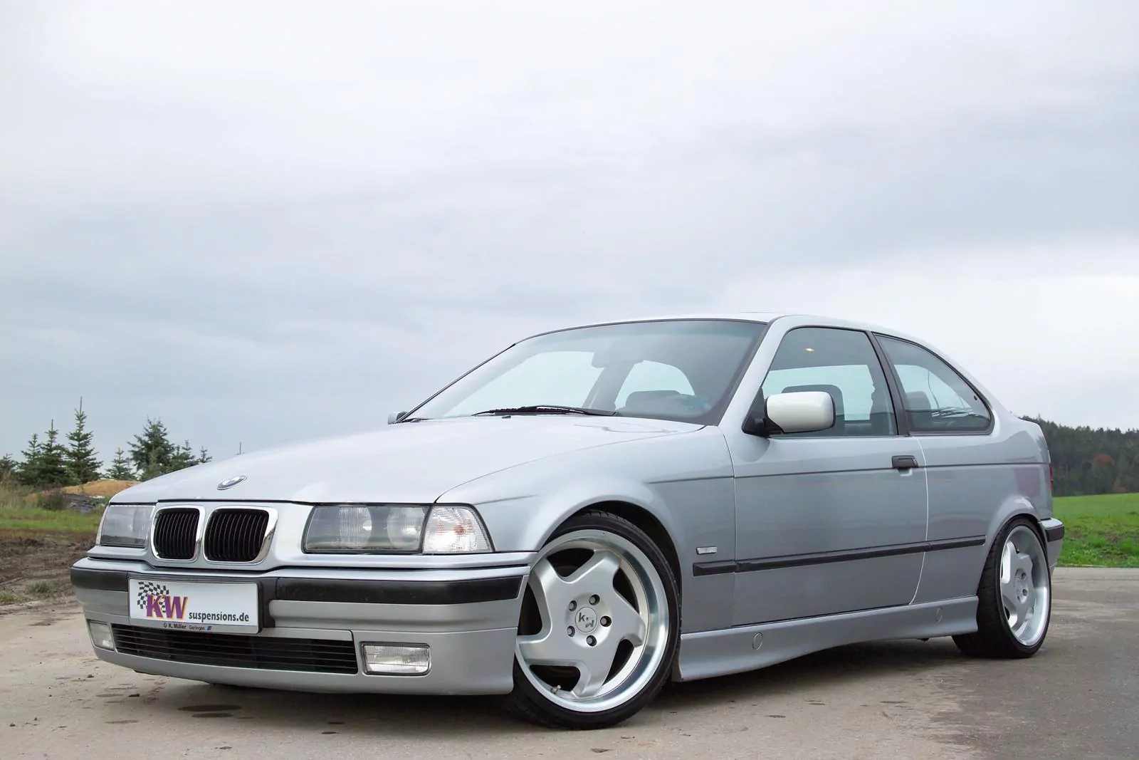 KW Gewindefahrwerk V1 inox BMW 3er Compact (E36) 3C, 3/CG, 3/CNG 01/1994-08/2000