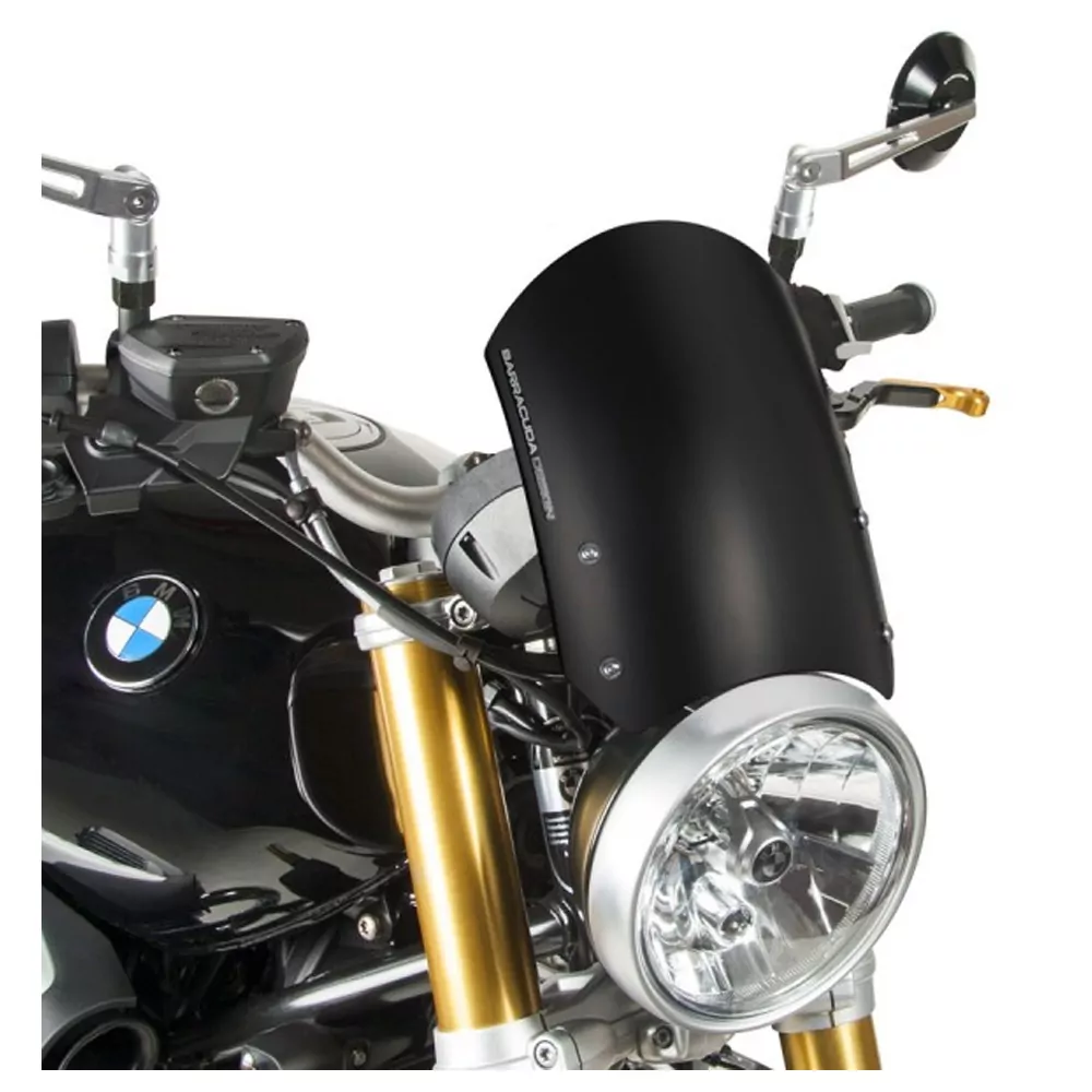 Barracuda Windschild Aerosport Aluminium schwarz BMW RnineT 2014-2016