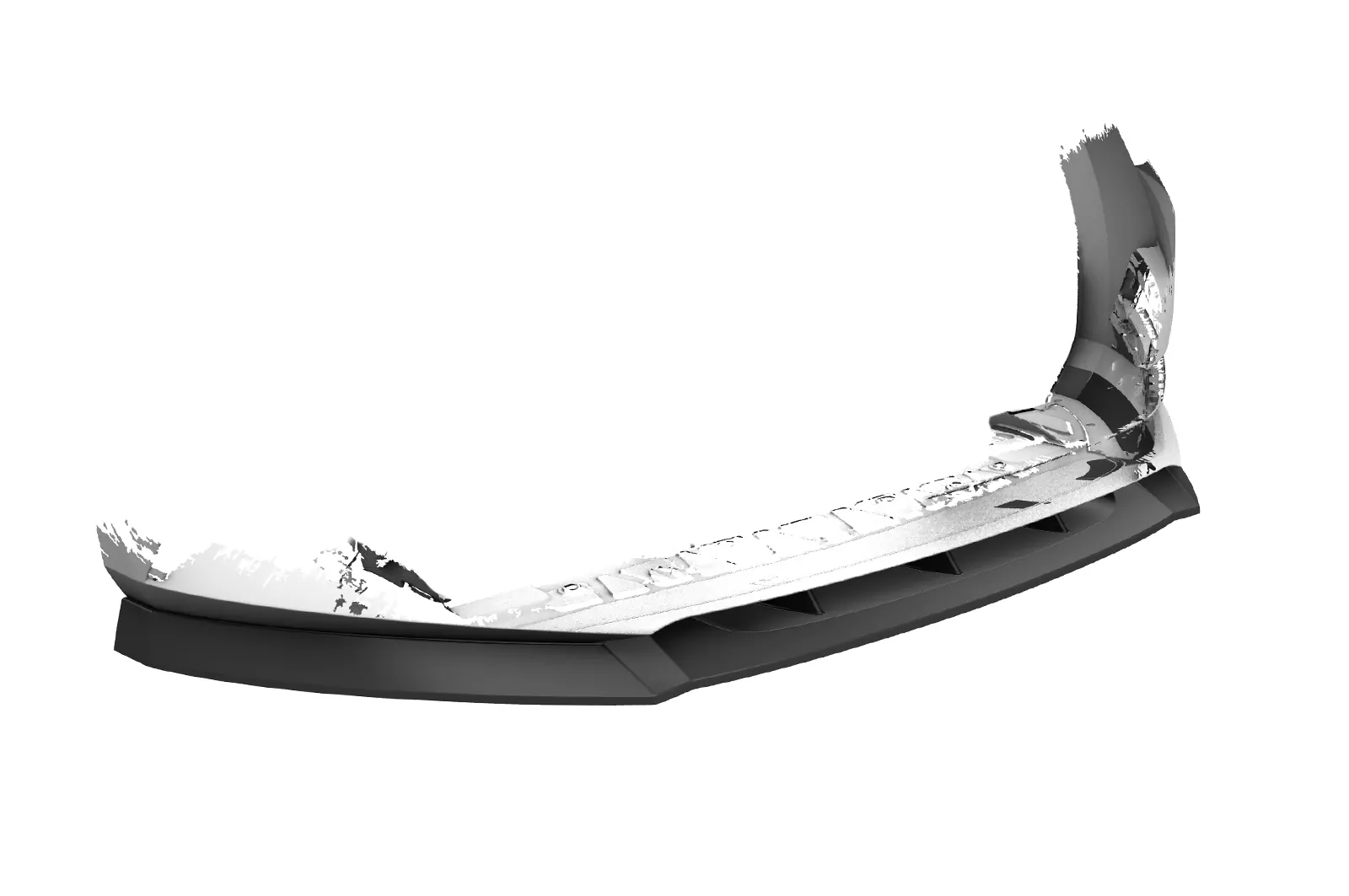 Cup-Spoilerlippe mit ABE für Skoda Superb III (Typ 3V) CSL468 Strukturiert (schwarz matt)