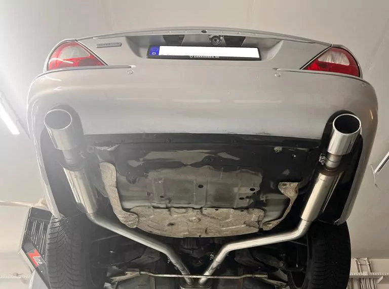 Jaguar XJ - X350  Endschalldämpfer rechts/links - 115x85 Typ 44 rechts/links