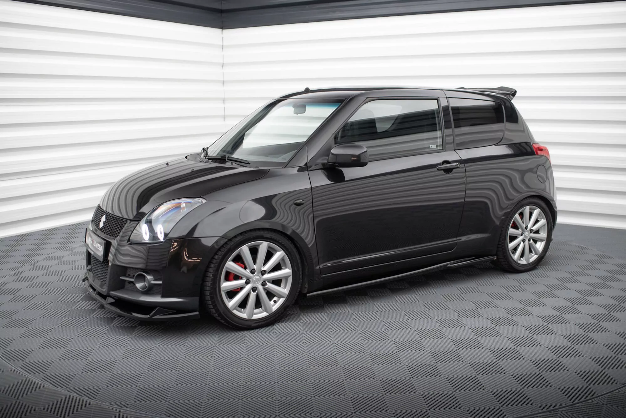 Seitenschweller Ansatz Für Suzuki Swift Sport Mk4 Schwarz Hochglanz