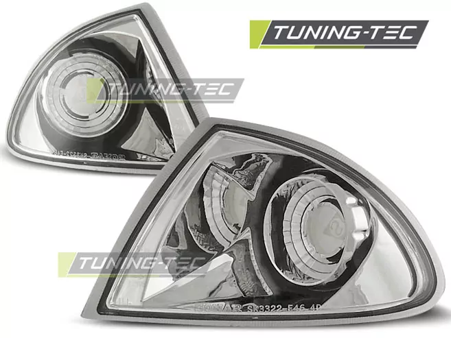 Front Direction Chrome Fits Bmw E46 05.98-08.01