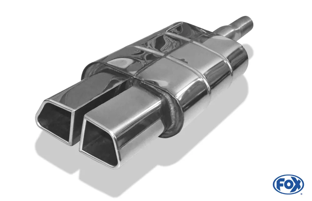 Mini Cooper S - F56 & F57  Endschalldämpfer Ausgang mittig - 2x95x78 Typ 68