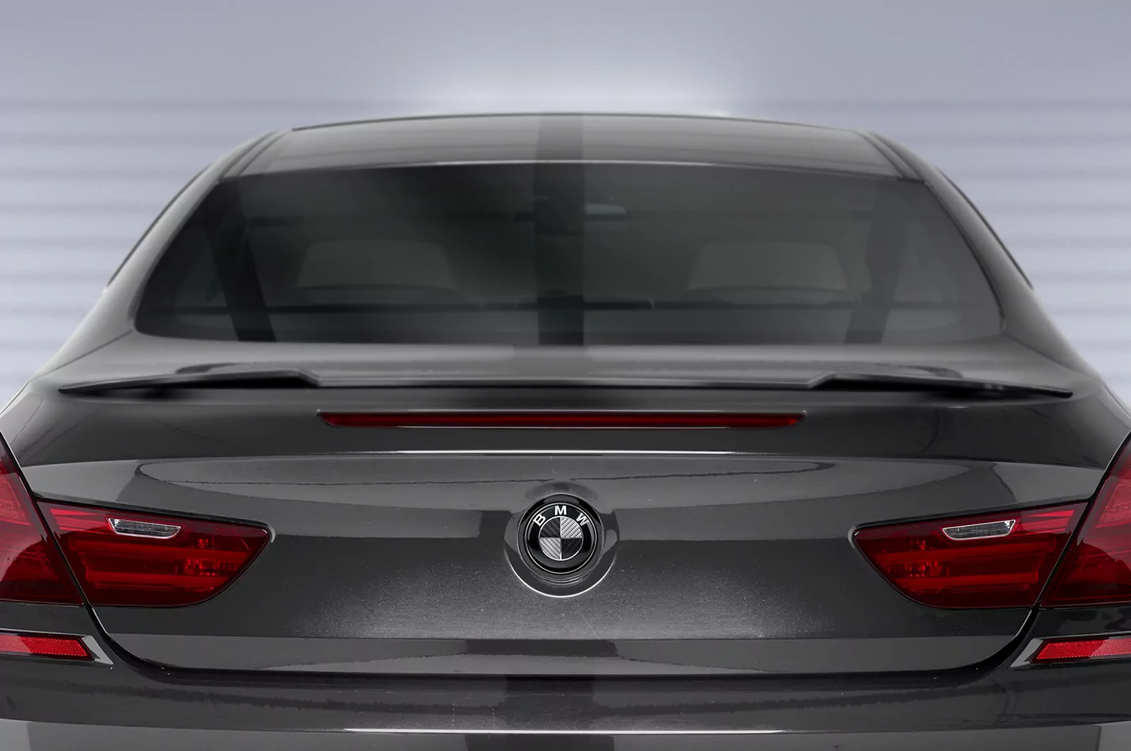 Heckflügel mit ABE für BMW 6er F12/F13 HF891 Schwarz Strukturiert