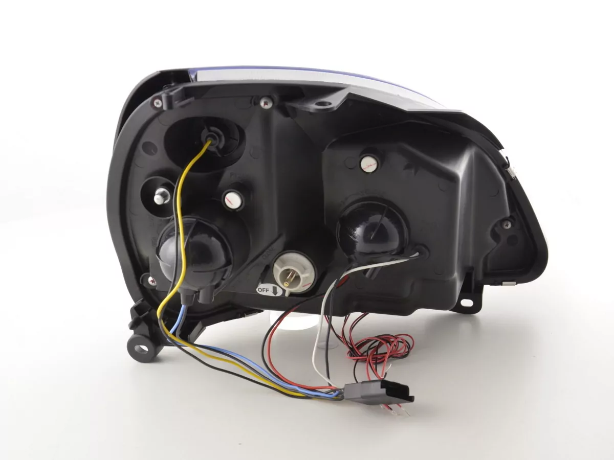 Scheinwerfer Set Renault Clio 2 3/4/5-trg Bj. 01-04 schwarz