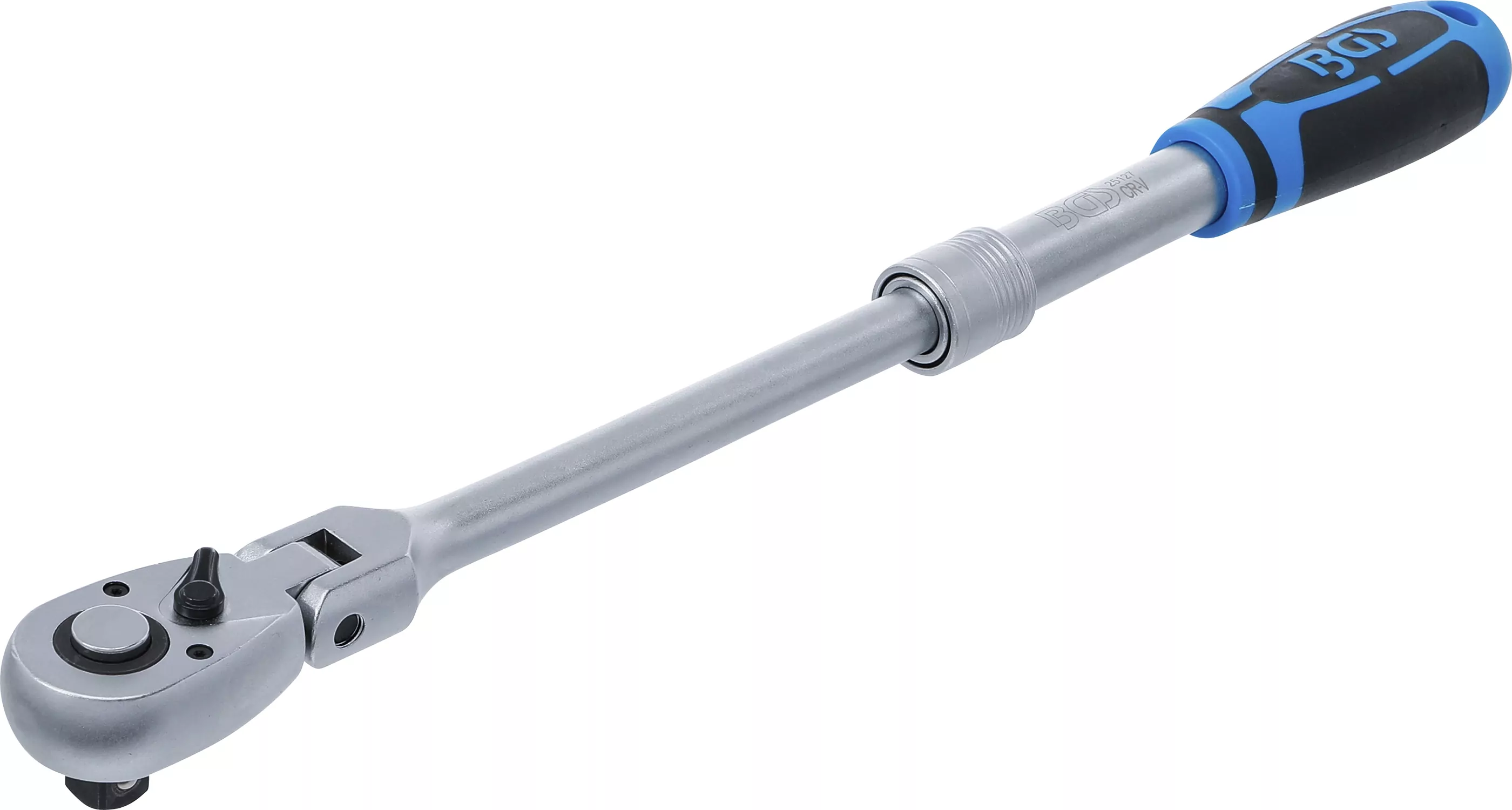 Umschaltknarre, ausziehbar, abwinkelbar | Abtrieb Außenvierkant 12,5 mm (1/2") | 350 - 490 mm