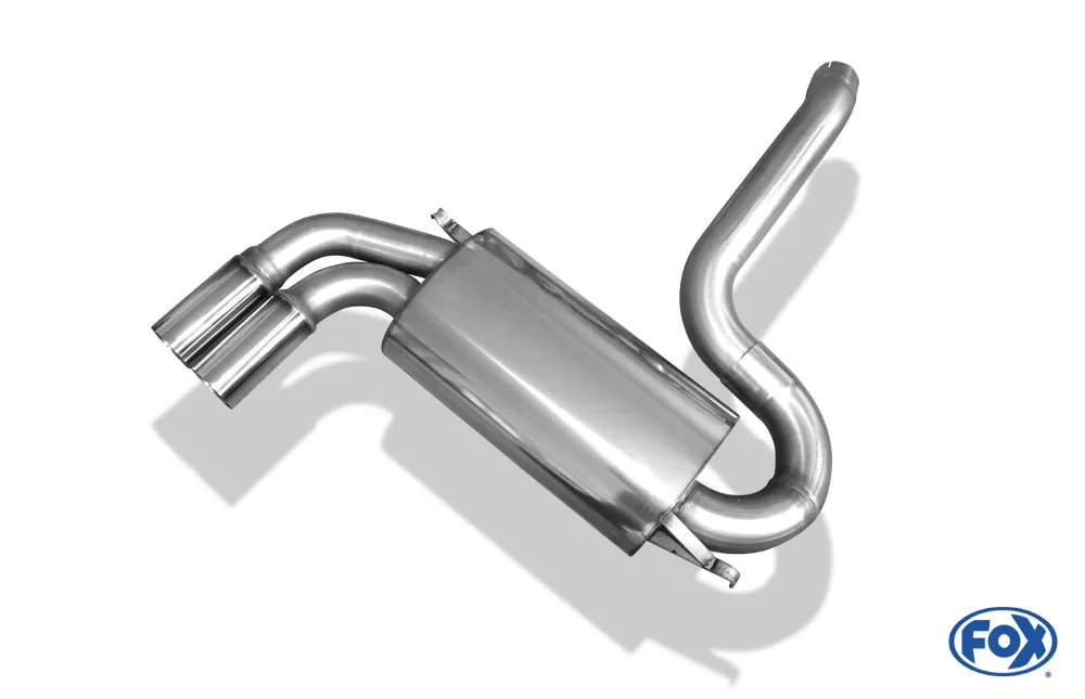 Audi Urquattro  Endschalldämpfer quer Ø76mm - 2x76 Typ 10