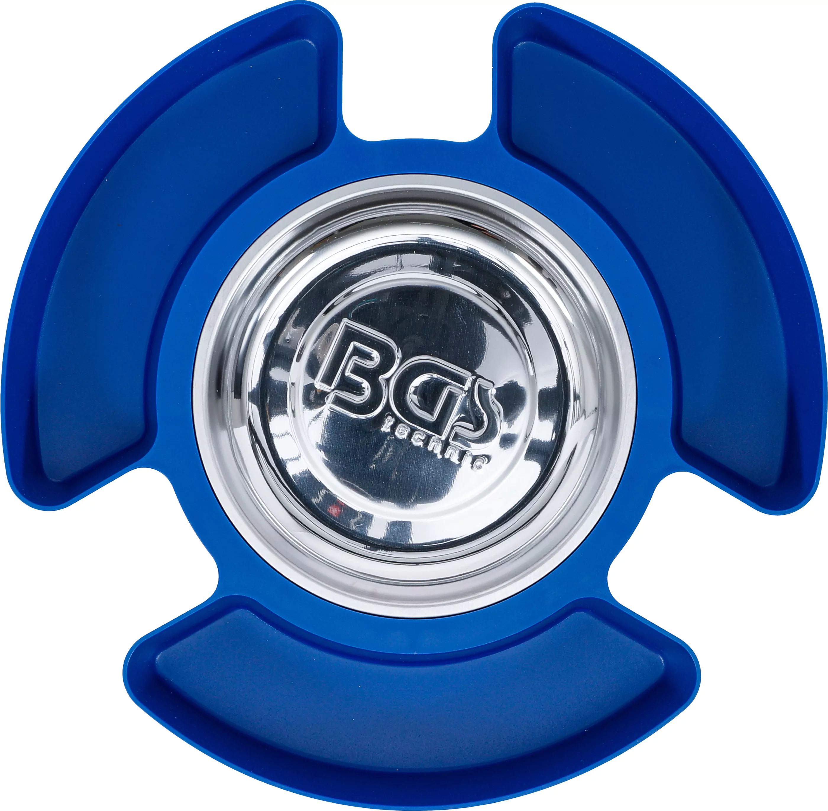 Magnet-Haftschale | mit 3 Kunststoff-Ablagen | 150 mm