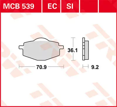 Scheibenbremsbeläge