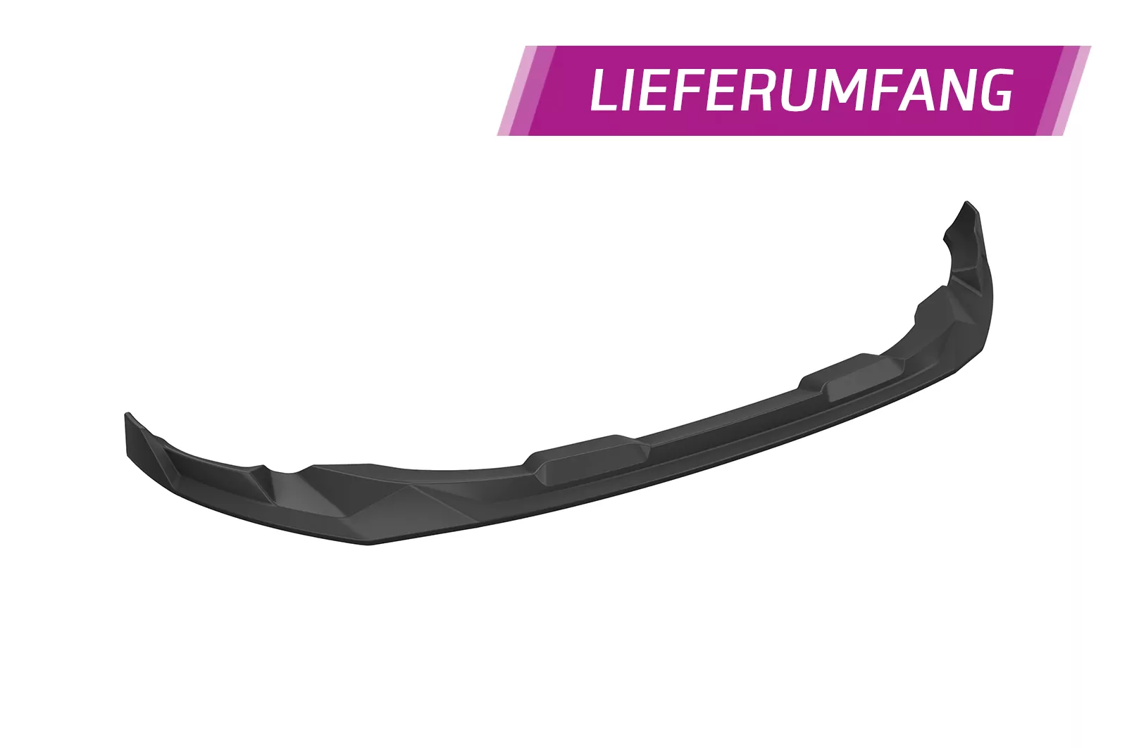 Cup-Spoilerlippe mit ABE für Ford EcoSport MK2 CSL731 Schwarz Strukturiert