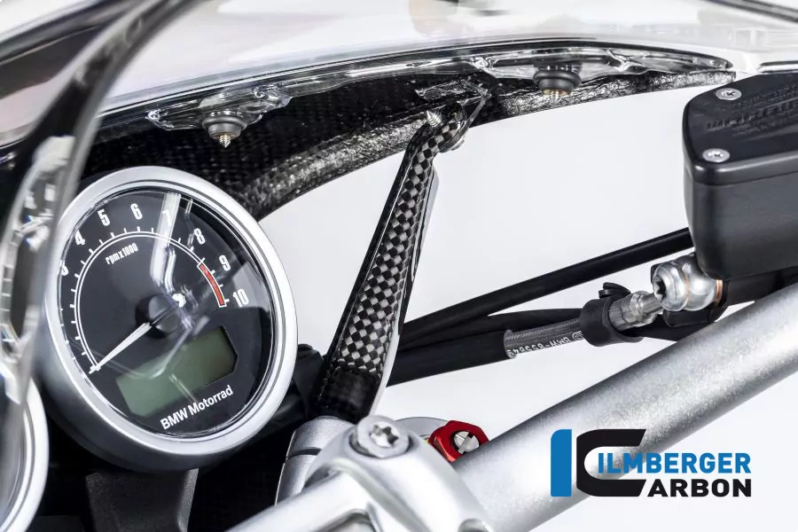 Ilmberger Carbon Haltekit für Lenkerverkleidung BMW R nineT