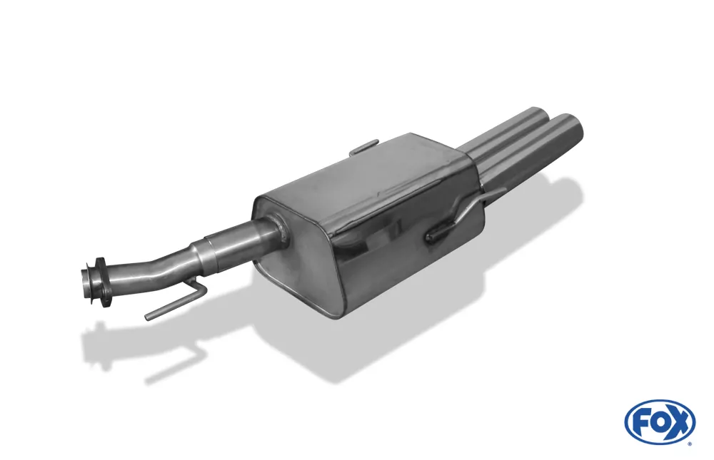 Opel Astra G Stufenheck  Endschalldämpfer Ø60mm - 2x80 Typ 13