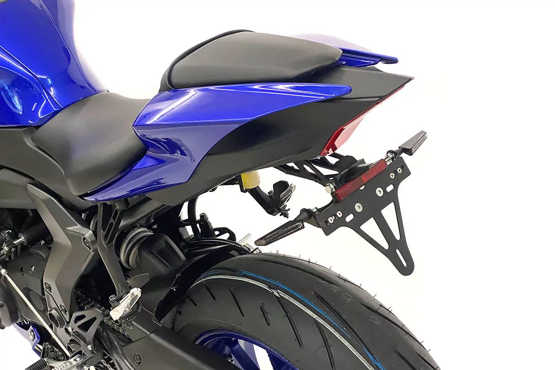 alpha Technik Kennzeichenhalter für Yamaha R7 ab Modelljahr 2022- Typ RM39 / RM40