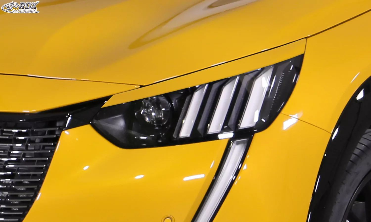 RDX Scheinwerferblenden für PEUGEOT 208 & 2008 (U) 2019+ Böser Blick