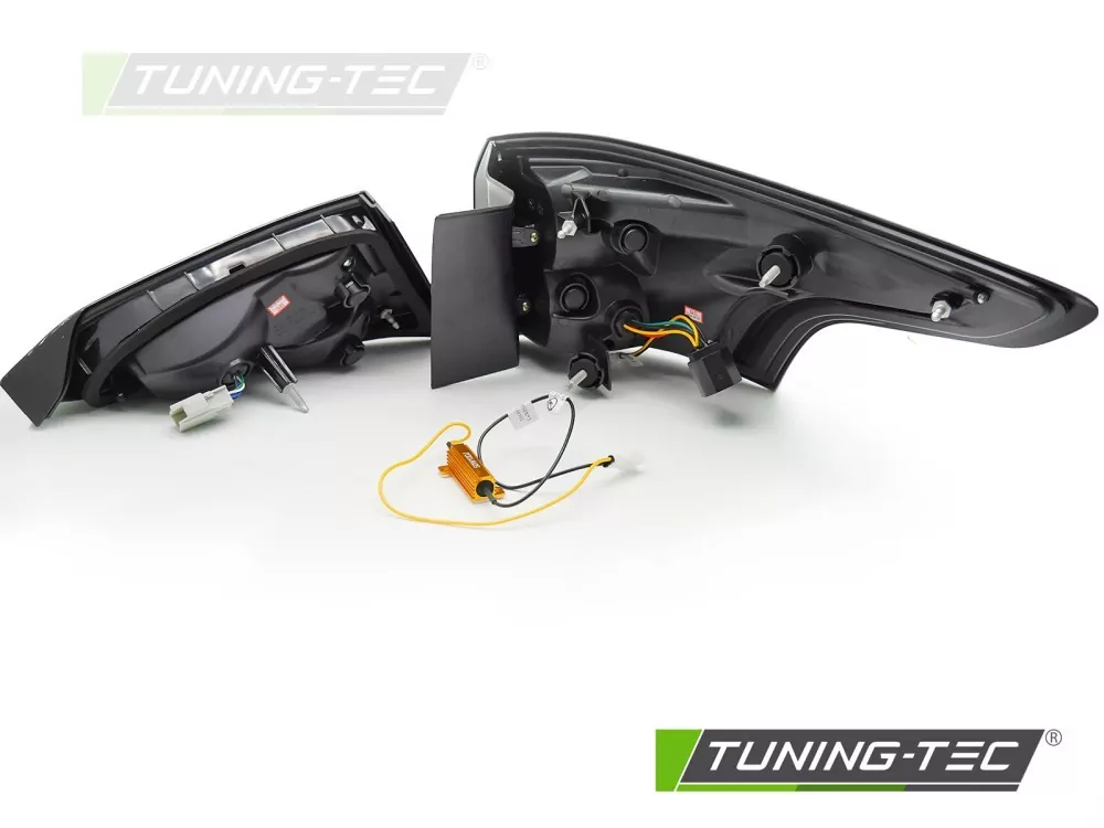 Led Tail Lights Smoke Seq Fits Ford Focus Mk 3 Sw 11-18 