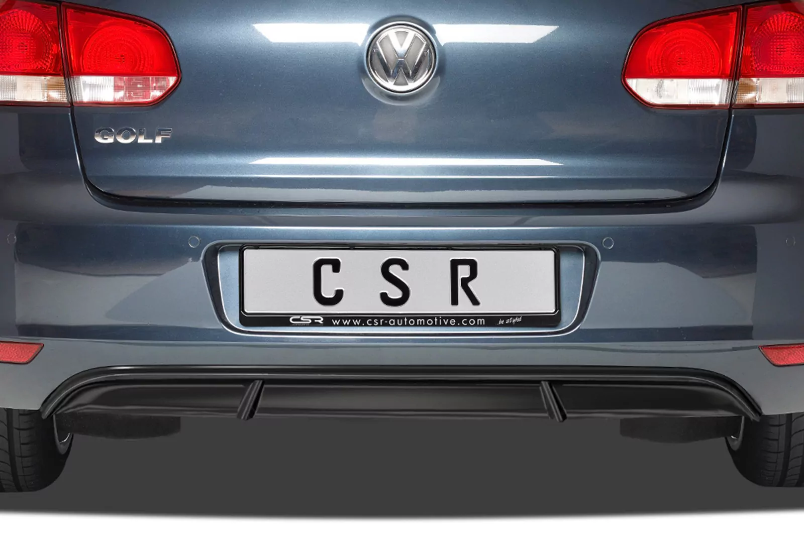 Heckansatz für VW Golf 7 Basis HA246 Strukturiert (schwarz matt)