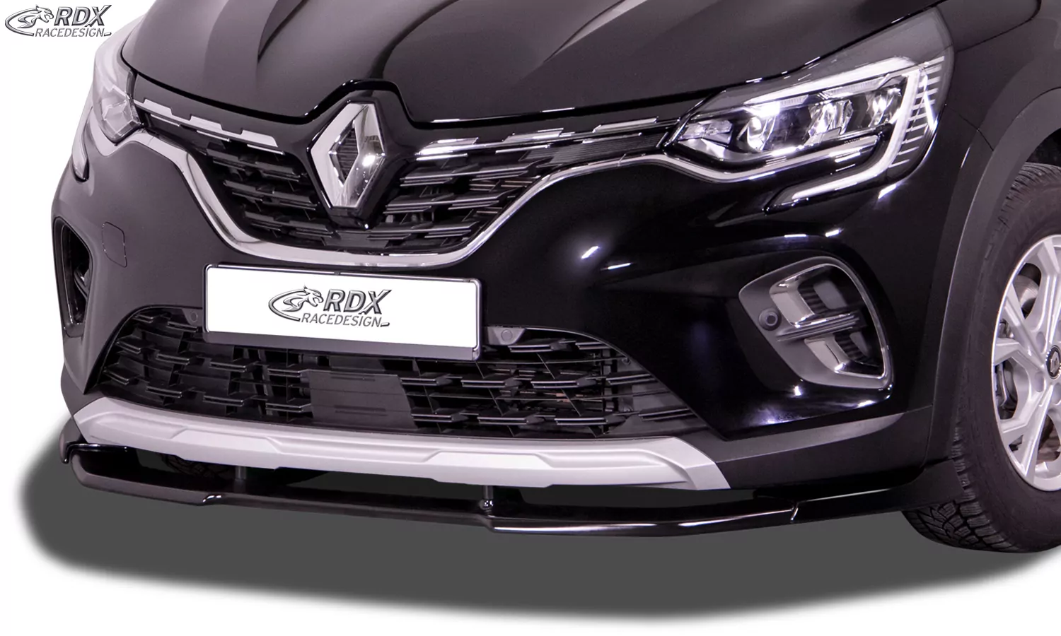 RDX Frontspoiler VARIO-X für RENAULT Captur II (RJB, 2020+) Frontlippe Front Ansatz Vorne Spoilerlippe