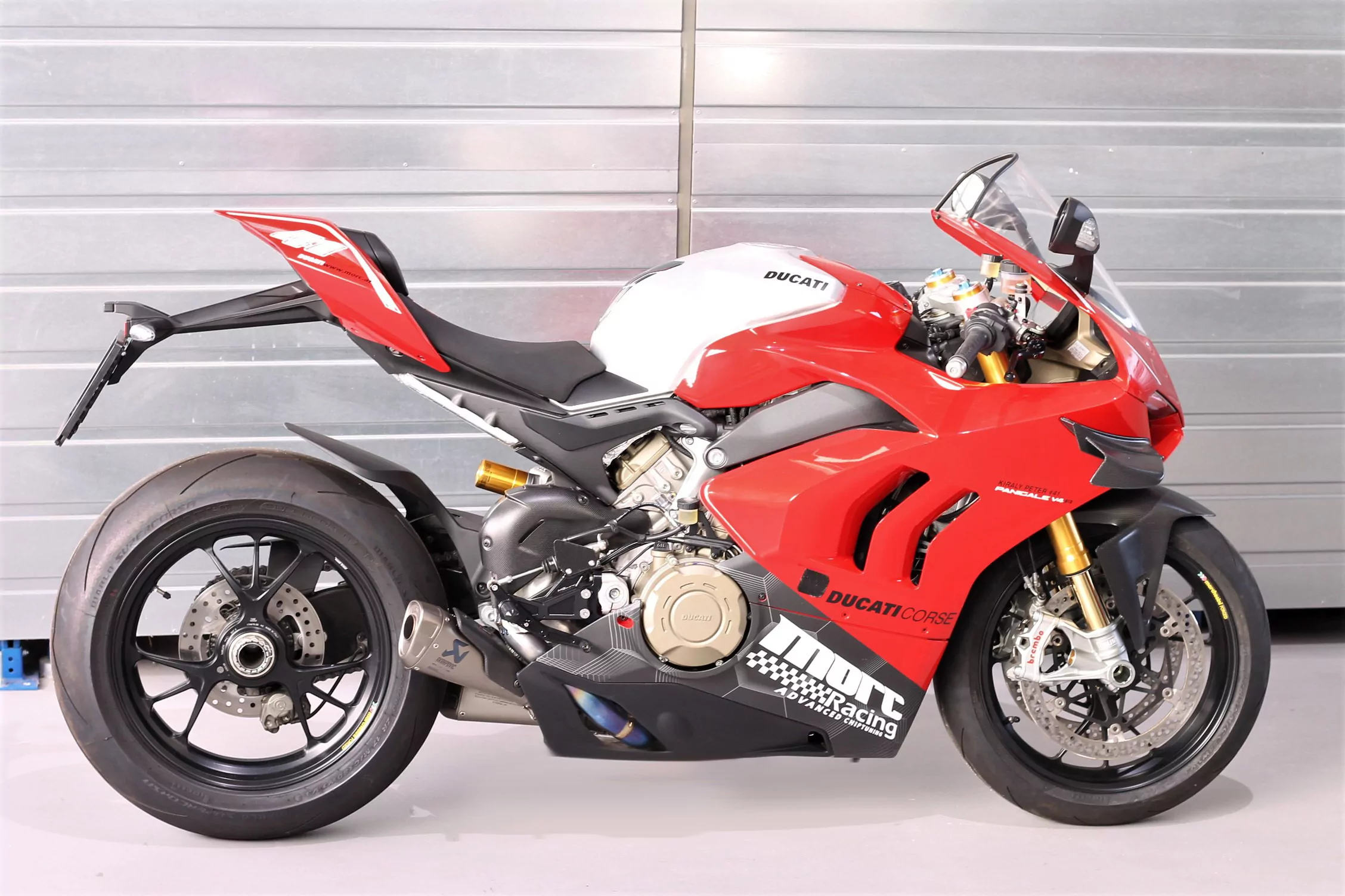 MG Biketec Sportfussrastenanlage / Rastenanlage / Fußrastenanlage mit ABE, gültig in D - A - CH für Ducati Panigale V4 ab 2021