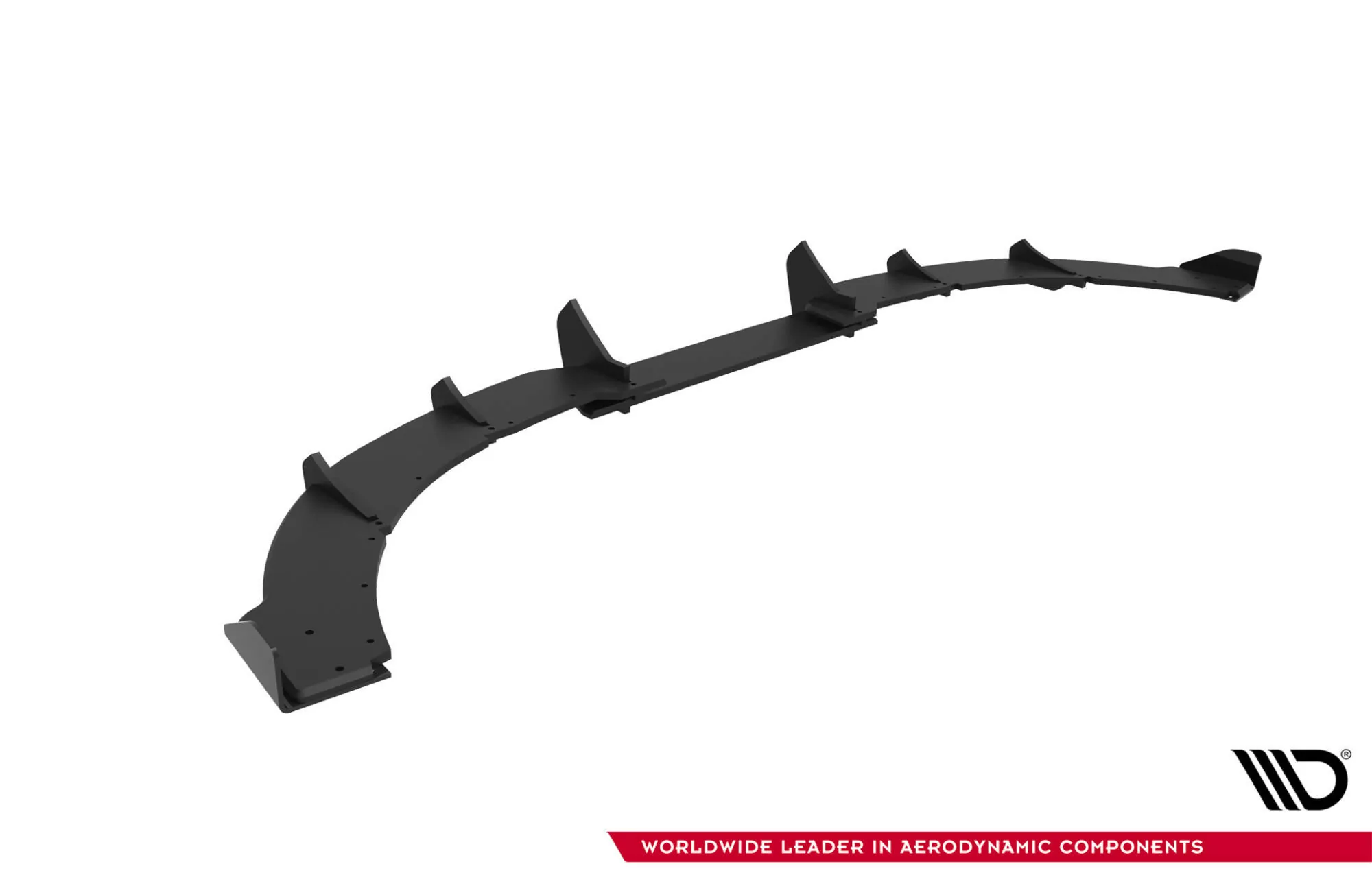 Street Pro Heckschürze +Flaps Für Ford Focus ST Mk3 Facelift Schwarz Hochglanz