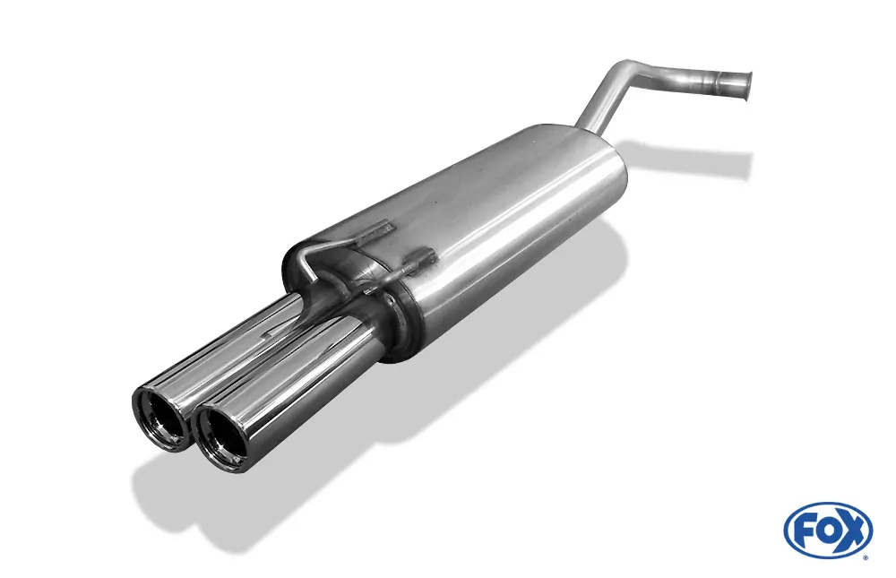 Renault 19 - 5 türer/ Cabrio  Endschalldämpfer - 2x76 Typ 13