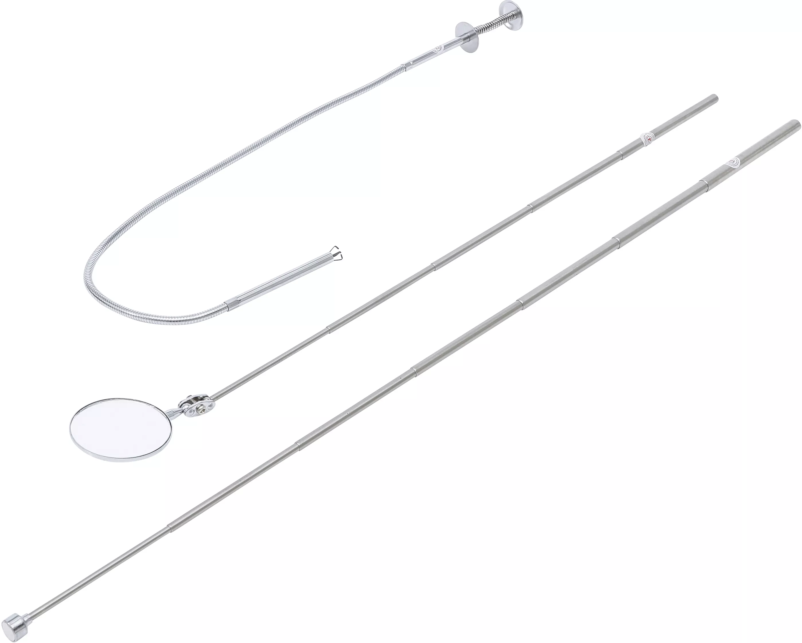 Magnetheber- / Krallengreifer- und Inspektionsspiegel-Satz | 3-tlg.