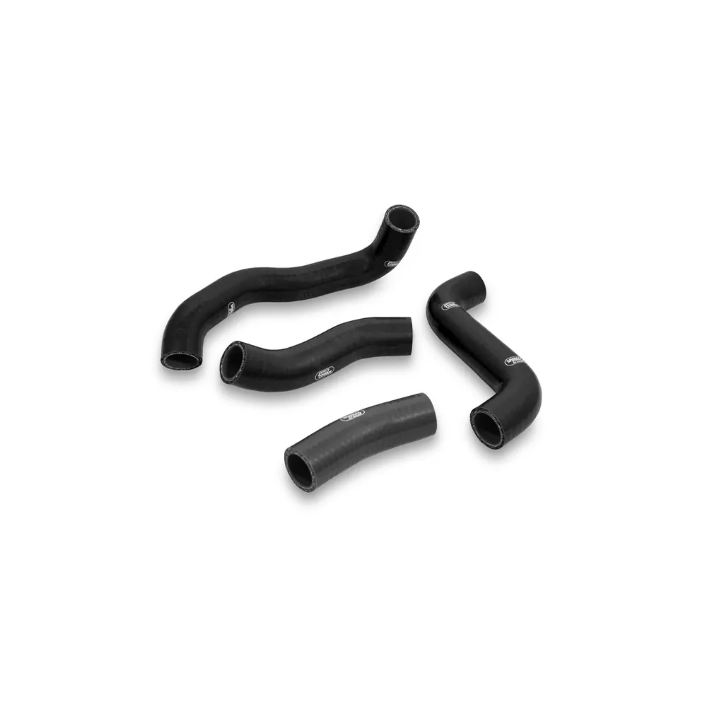 SAMCO SPORT Siliconschlauch Kit classic schwarz matt für Kawasaki ZRX1100 ZRX1200 ab Modelljahr 1997- nur für Fahrzeuge ohne Vergaserenteisung