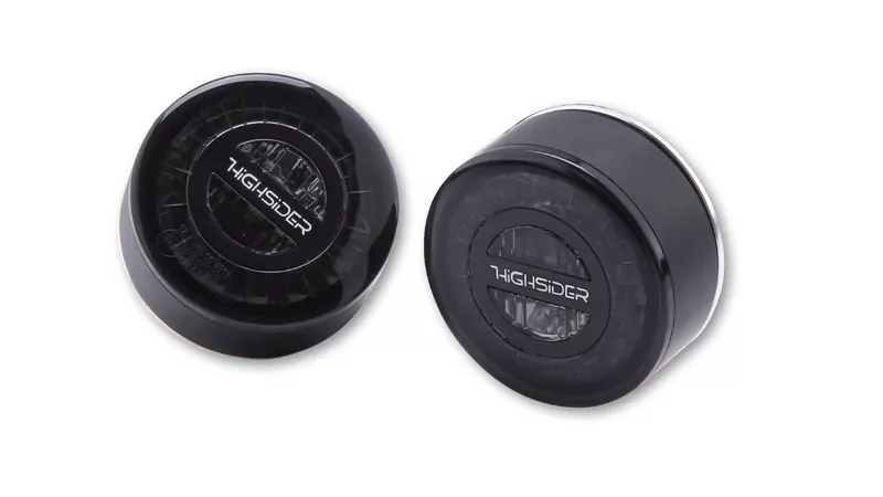 HIGHSIDER pro Rocket Module LED Rück-, Bremslicht, Blinker Schwarz/Getönt 3in1, E-Geprüft (Paar)