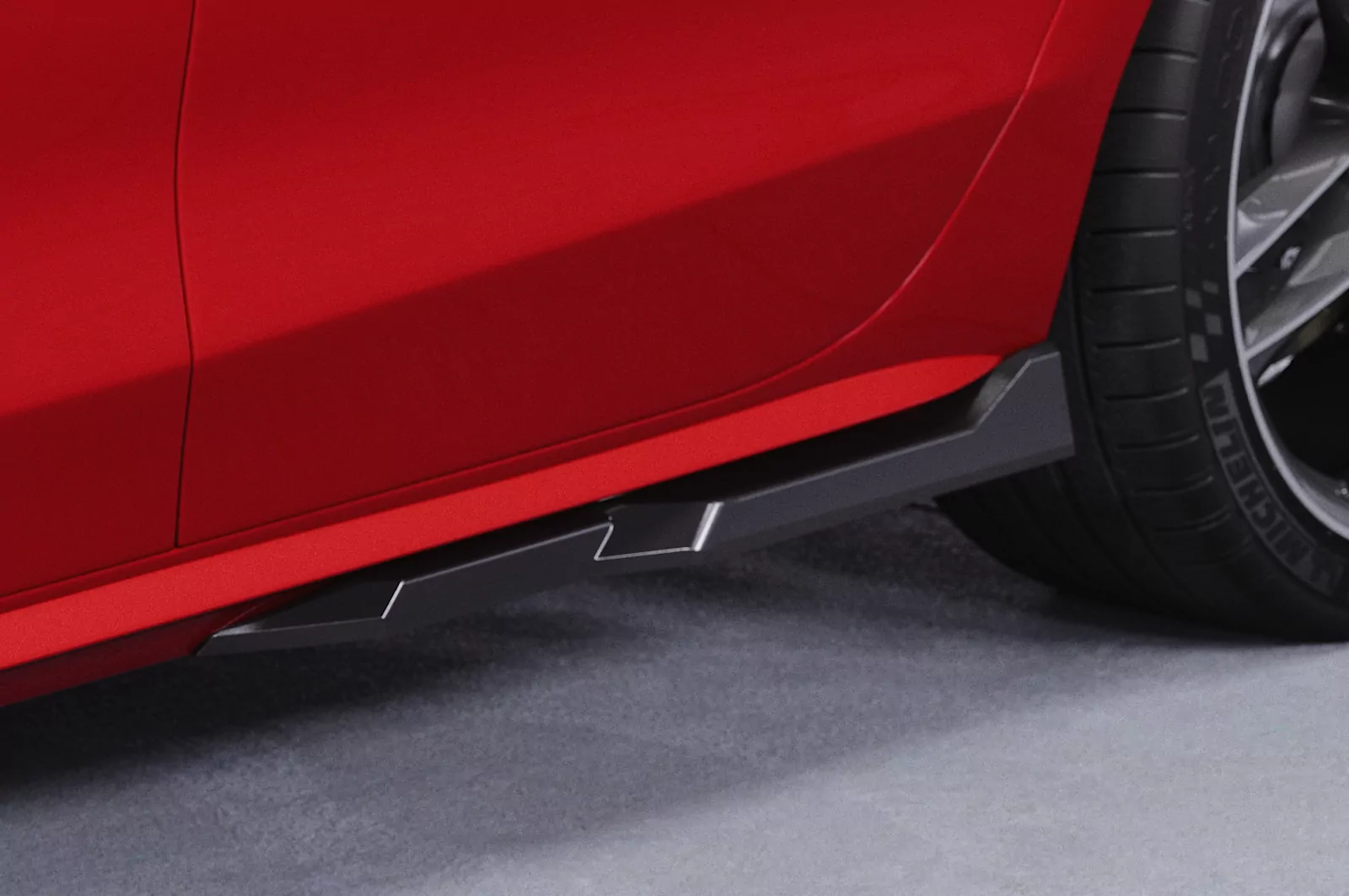 Seitenschweller für Audi A4 / S4 B8 (Typ 8K) SS571 Schwarz Strukturiert