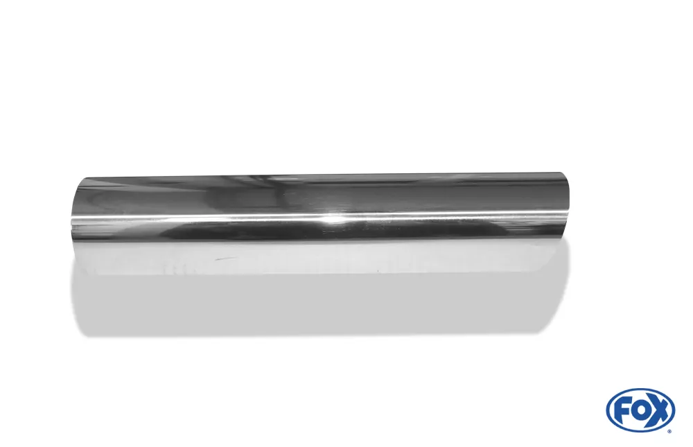 Anschweißendrohr Typ 14  Ø 63 mm / Länge: 300 mm - rund / uneingerollt / 15° abgeschrägt / ohne Absorber