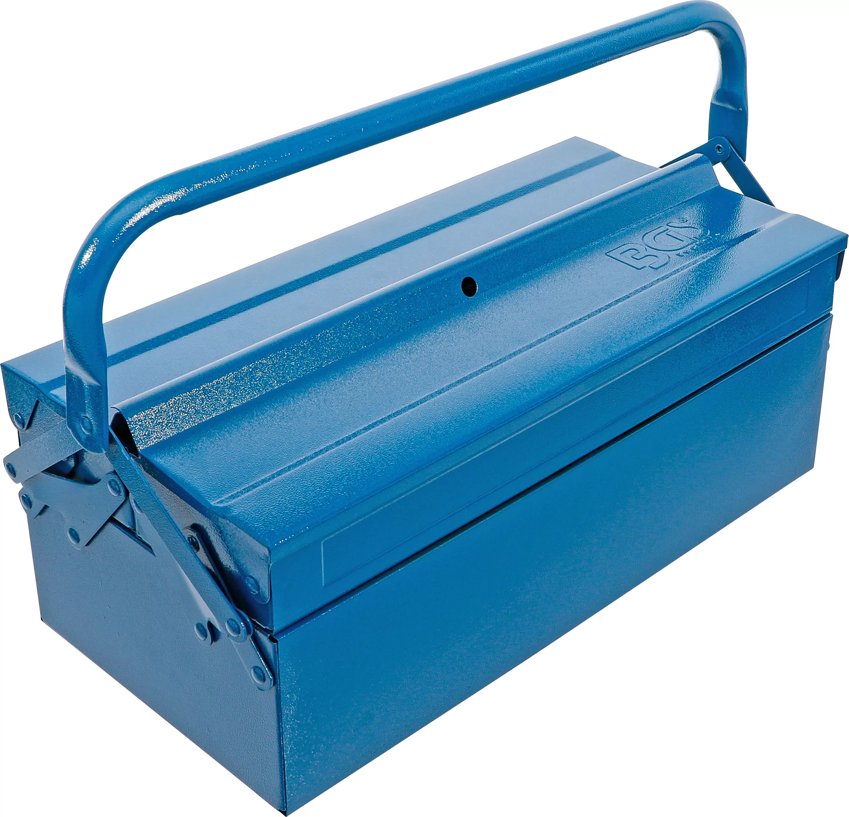 Metall-Werkzeugkasten | leer | 420 x 200 x 150 mm | 3 Fächer