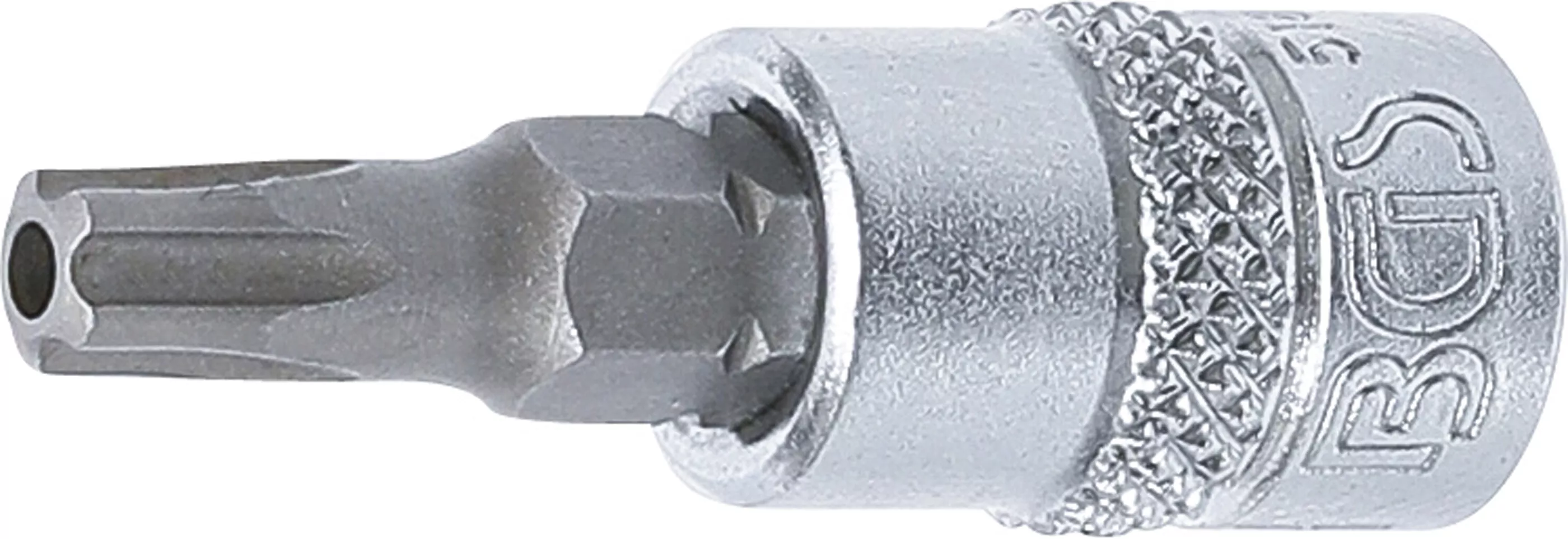 Bit-Einsatz | Antrieb Innenvierkant 6,3 mm (1/4") | TS-Profil (für Torx Plus) mit Bohrung TS27