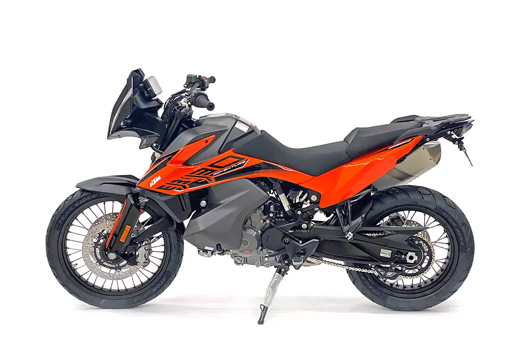 alpha Technik Kennzeichenhalter für KTM 790 Adventure ab Modelljahr 2019 und KTM 890 Adventure ab Modelljahr 2021-