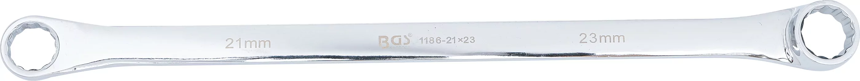 Doppel-Ringschlüssel | extra lang | SW 21 x 23 mm