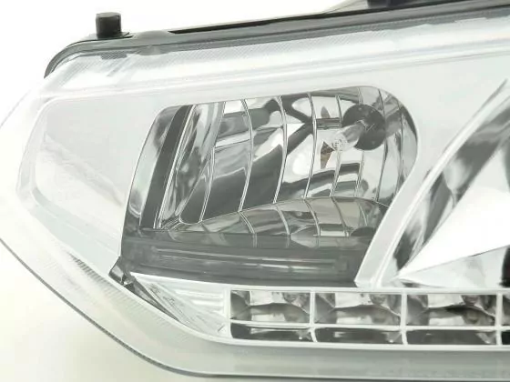 Scheinwerfer Set Daylight LED TFL-Optik Alfa Romeo 156 Typ 932 Bj. 98-02 chrom