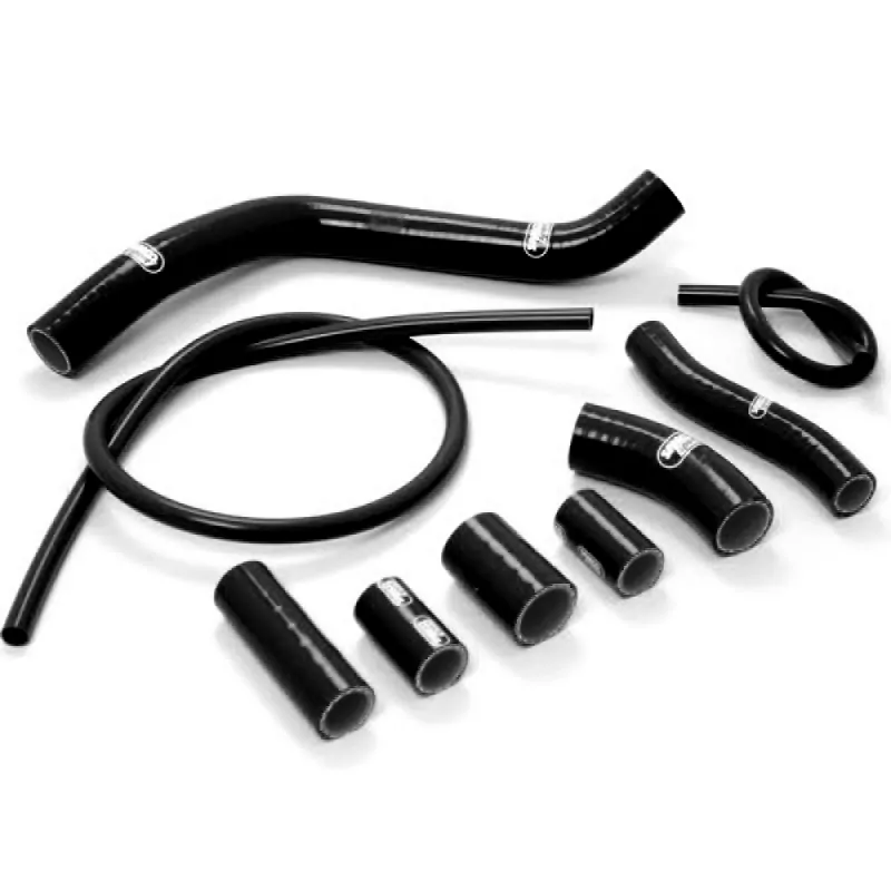 SAMCO SPORT Siliconschlauch Kit classic schwarz für KTM 950 Super Enduro R 950 Supermoto Modelljahr 2006-2012