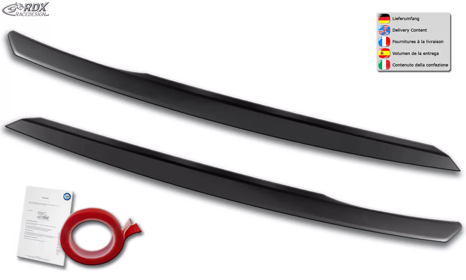 RDX Scheinwerferblenden für SEAT Ateca & CUPRA Ateca 5FP (2016-2021) Böser Blick