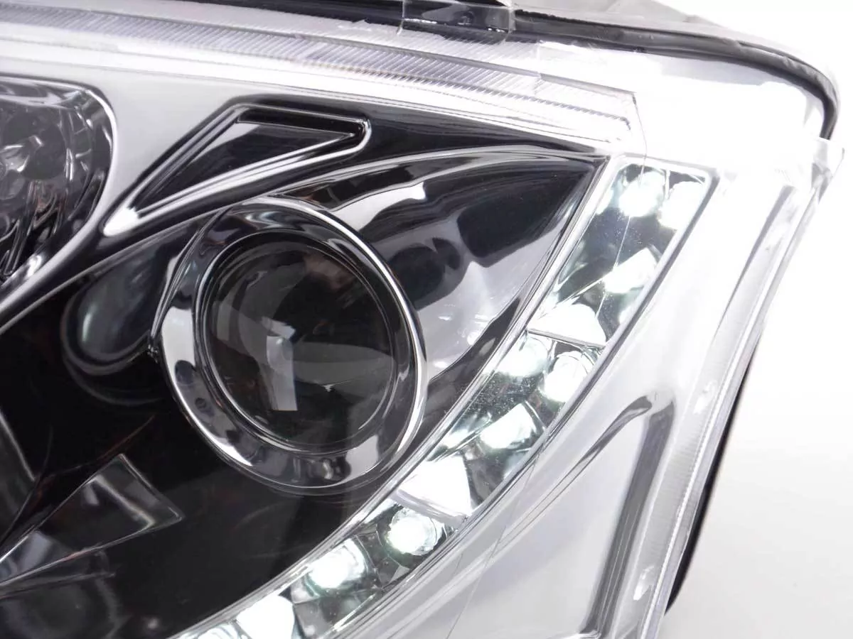 Scheinwerfer Set Daylight LED Tagfahrlicht Audi TT Typ 8N Bj. 99-05 chrom