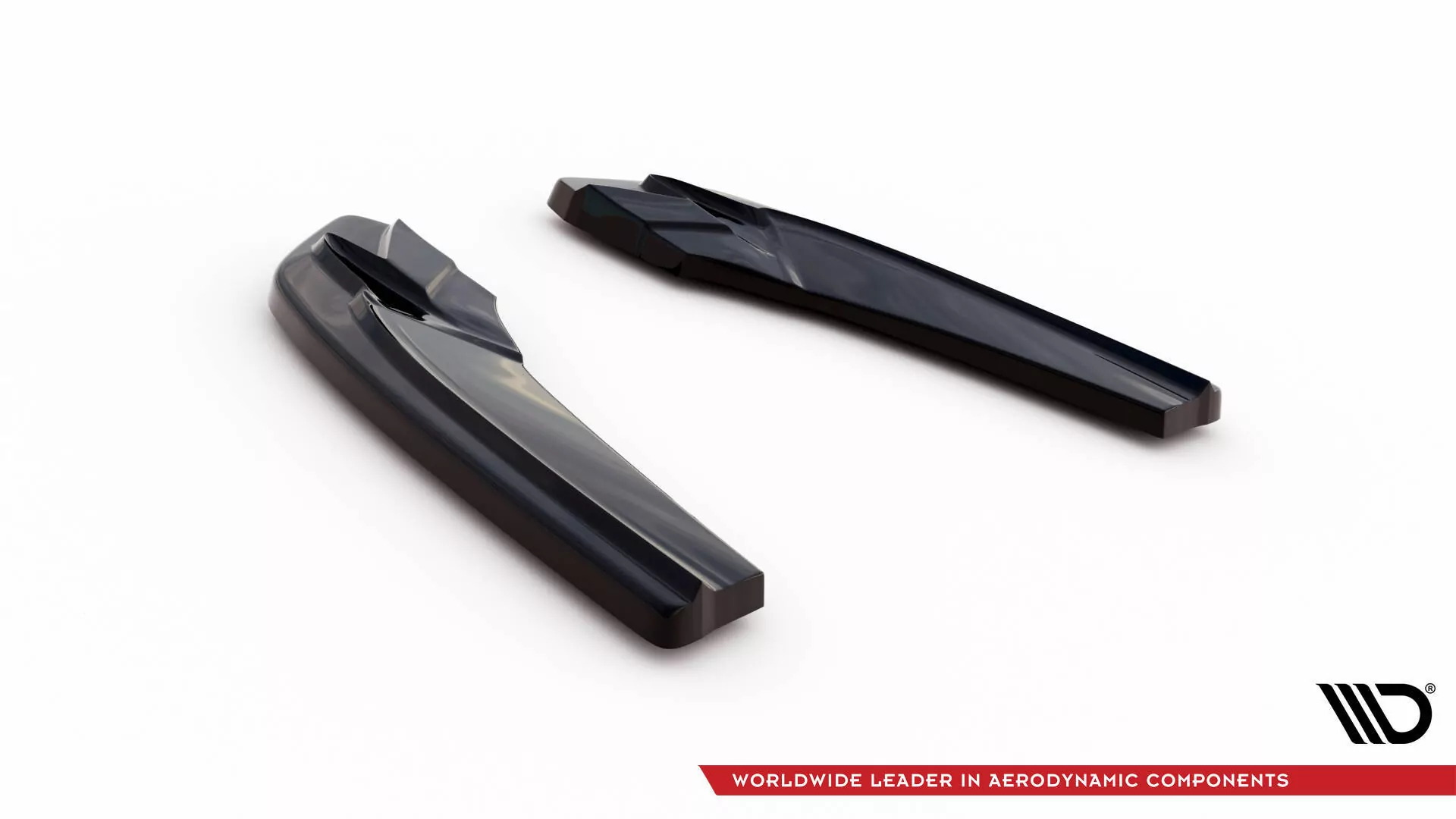 Heck Ansatz Flaps Diffusor Passend Für Passend Für AUDI A5 MK2 SPORTBACK S-LINE (F5) Schwarz Hochglanz Schwarz Hochglanz