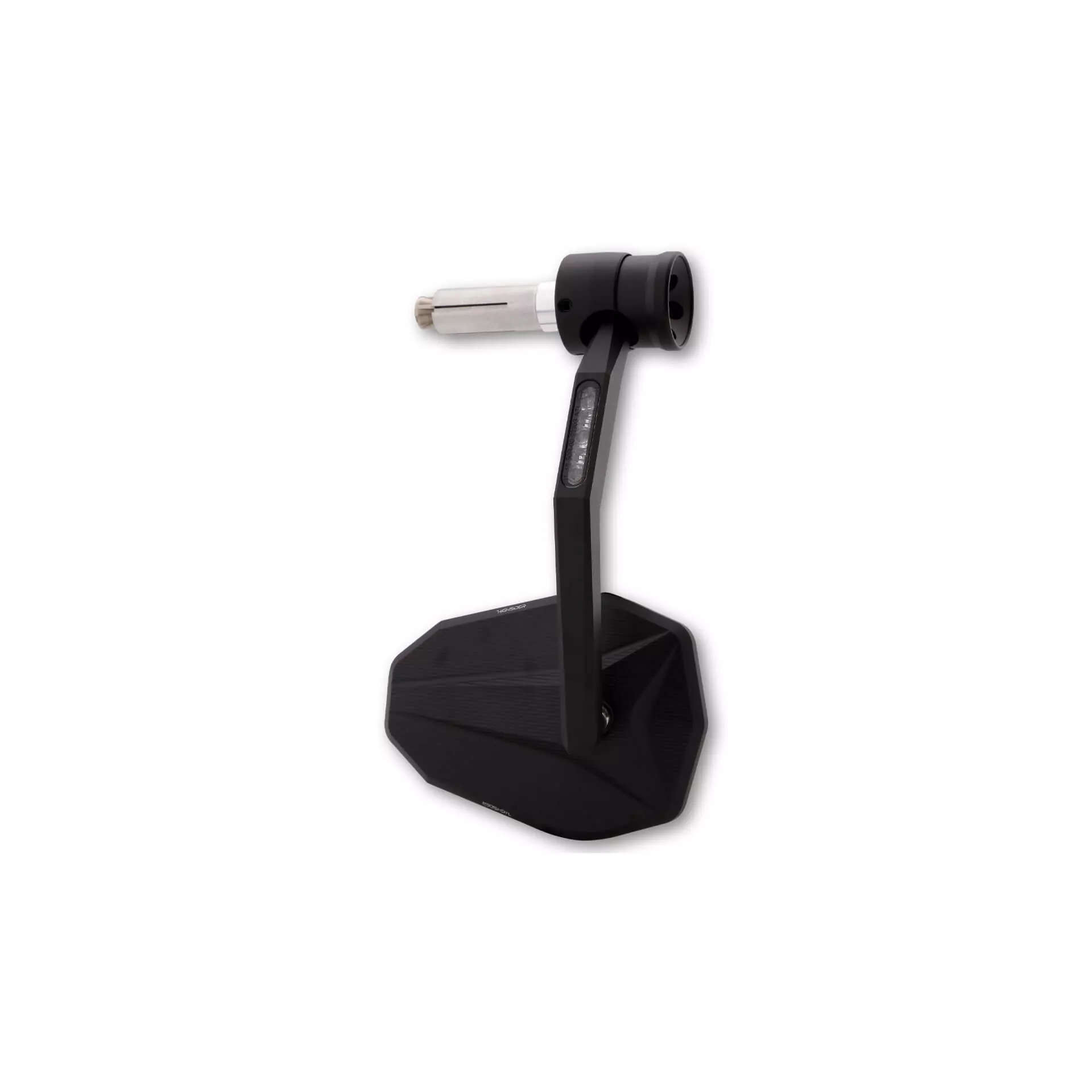 HIGHSIDER pro Lenkerendenspiegel Victory-X Schwarz Mit LED Blinker/Positionslicht (1Stck.)