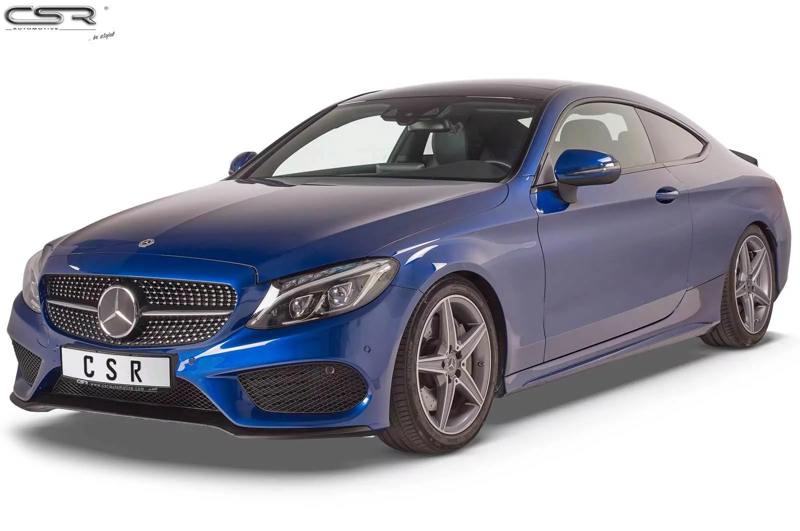 Heckflügel mit ABE für Mercedes C-Klasse C205 HF631-M Carbon Look (matt)