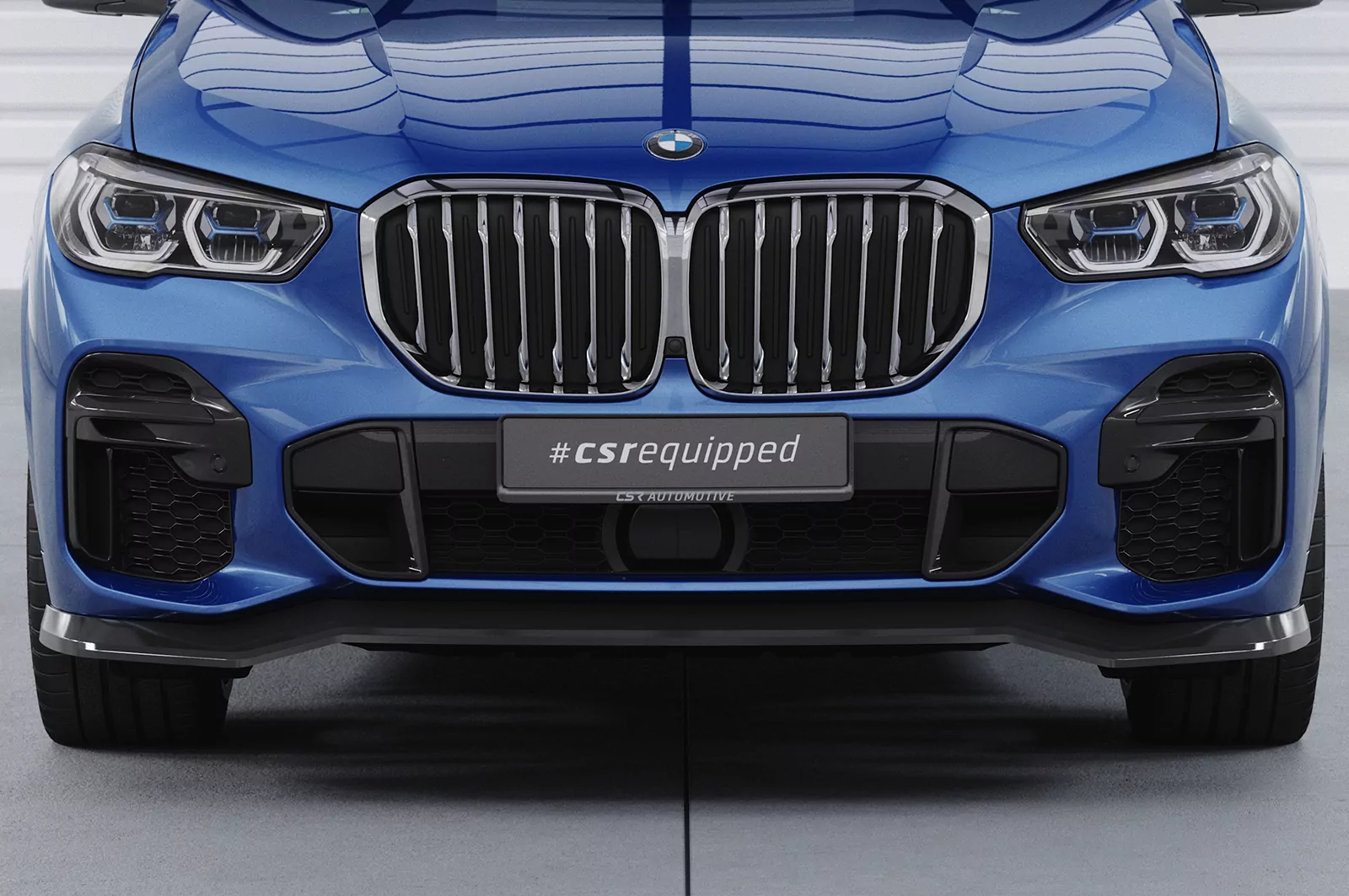 Cup-Spoilerlippe mit ABE für BMW X5 (G05) M-Paket CSL513 Schwarz Strukturiert