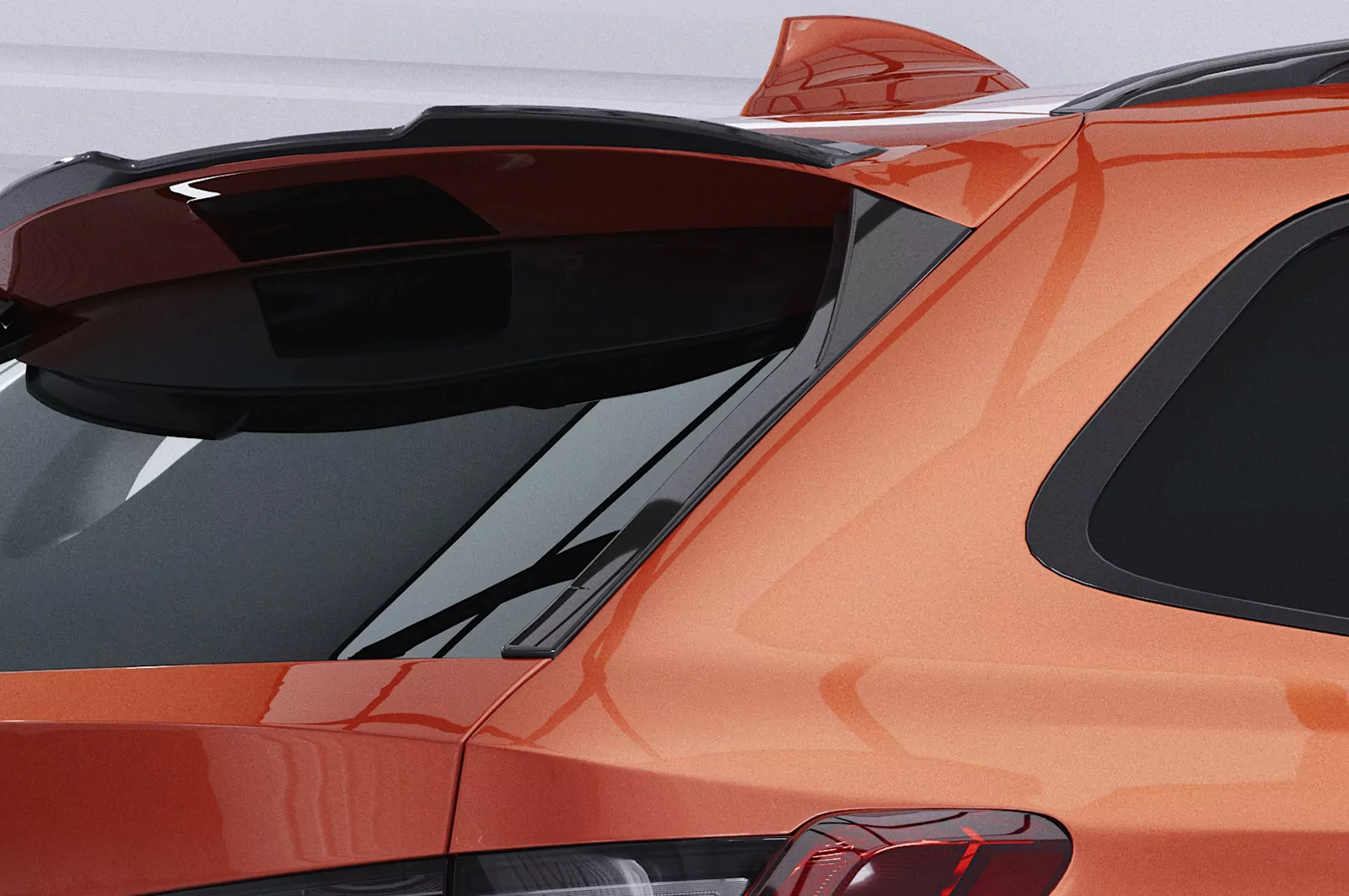 Heckflügel mit ABE für BMW 3er G21 Touring HF115 Schwarz Strukturiert