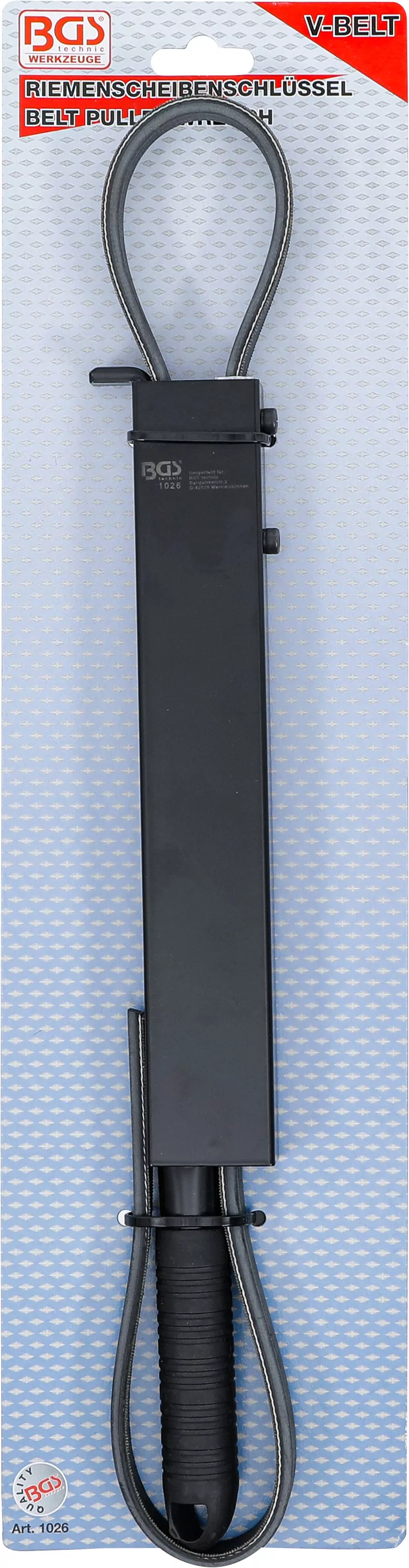 Riemenscheibenschlüssel für Keilrippenriemen und Flachriemen