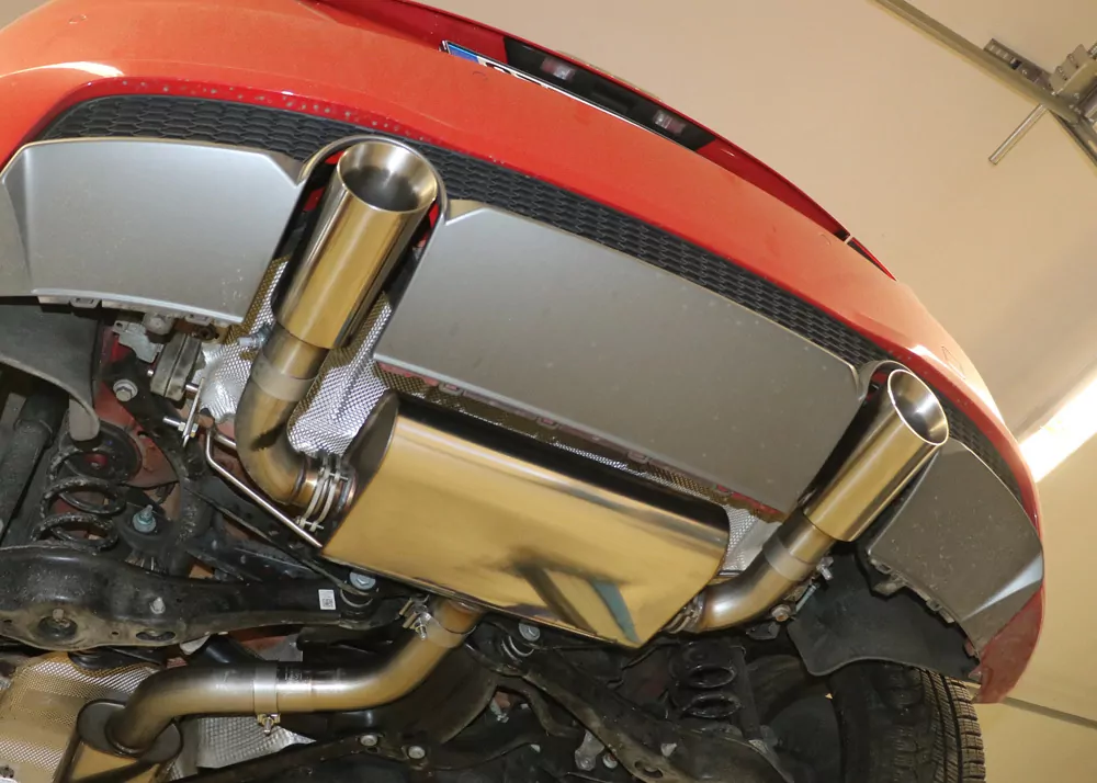 Dacia Duster 4x2 - Frontantrieb  Endschalldämpfer - 1x90 Typ 12