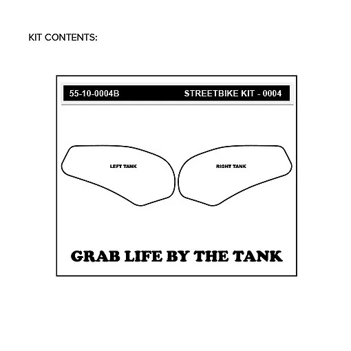 Stompgrip Traction Pad Volcano für Yamaha YZF-R6 03-05 Schwarz