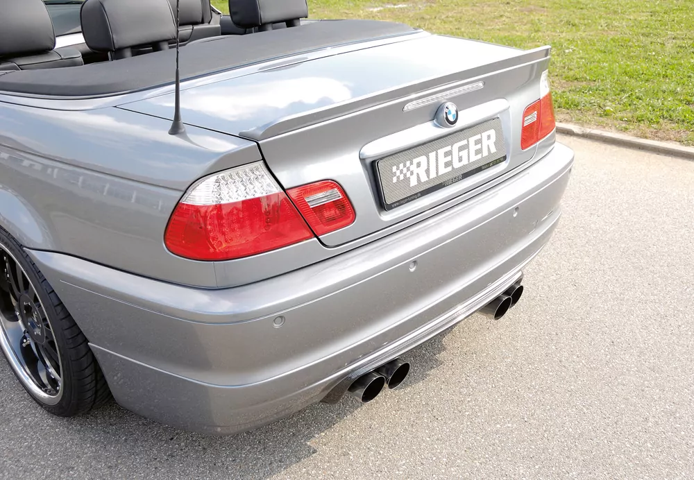 Rieger Heckklappenspoiler für BMW 3er E46 Cabrio 02.98-12.01 (bis Facelift)
