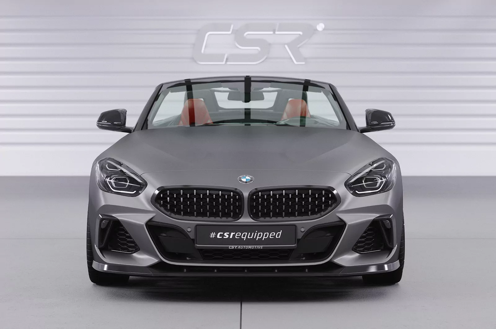 Cup-Spoilerlippe mit ABE für BMW Z4 (G29) M-Paket/M40i CSL498 Strukturiert (schwarz matt)