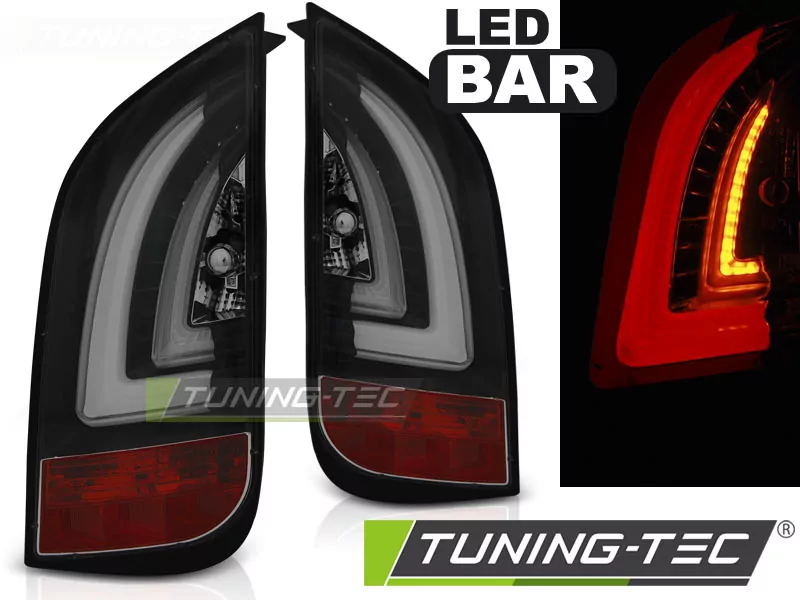 Led Bar Tail Lights Smoke Black Fits Vw Up! 3.11- / Skoda Citigo 12.11- 