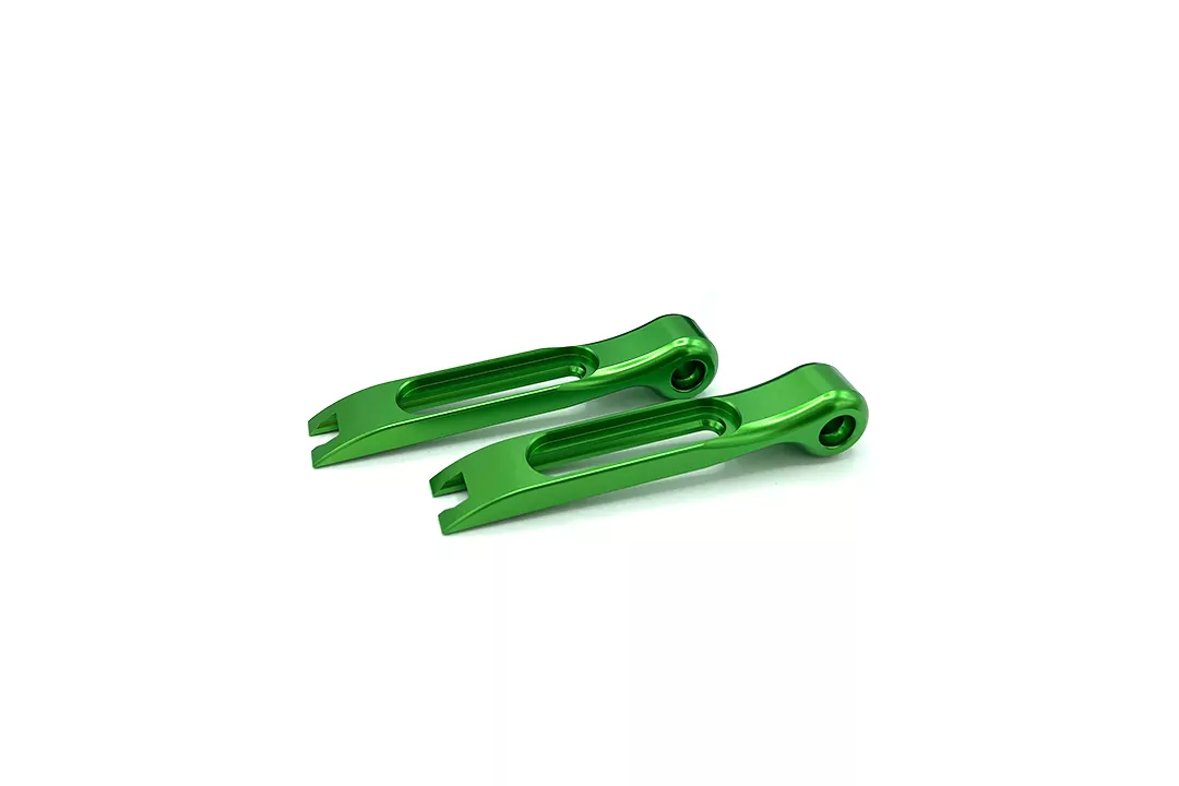 Farbiges Endstück für Hebel EVO by ALPHA RACING Aluminium grün