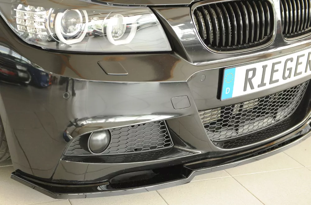 Rieger Spoilerschwert glanz schwarz für BMW 3er E91 Touring 09.08- (ab Facelift) LCI